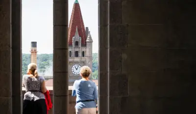 Climb to the top of Landmark Center in downtown St. Paul