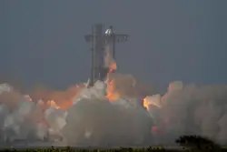 SpaceX launches another Starship rocket after back-to-back explosions, but it tumbles out of control