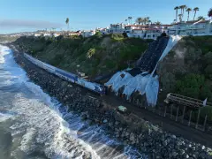 Coastal rail closed due to landslide risk to resume service between San Diego and Orange counties