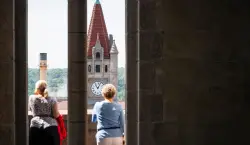 Climb to the top of Landmark Center in downtown St. Paul